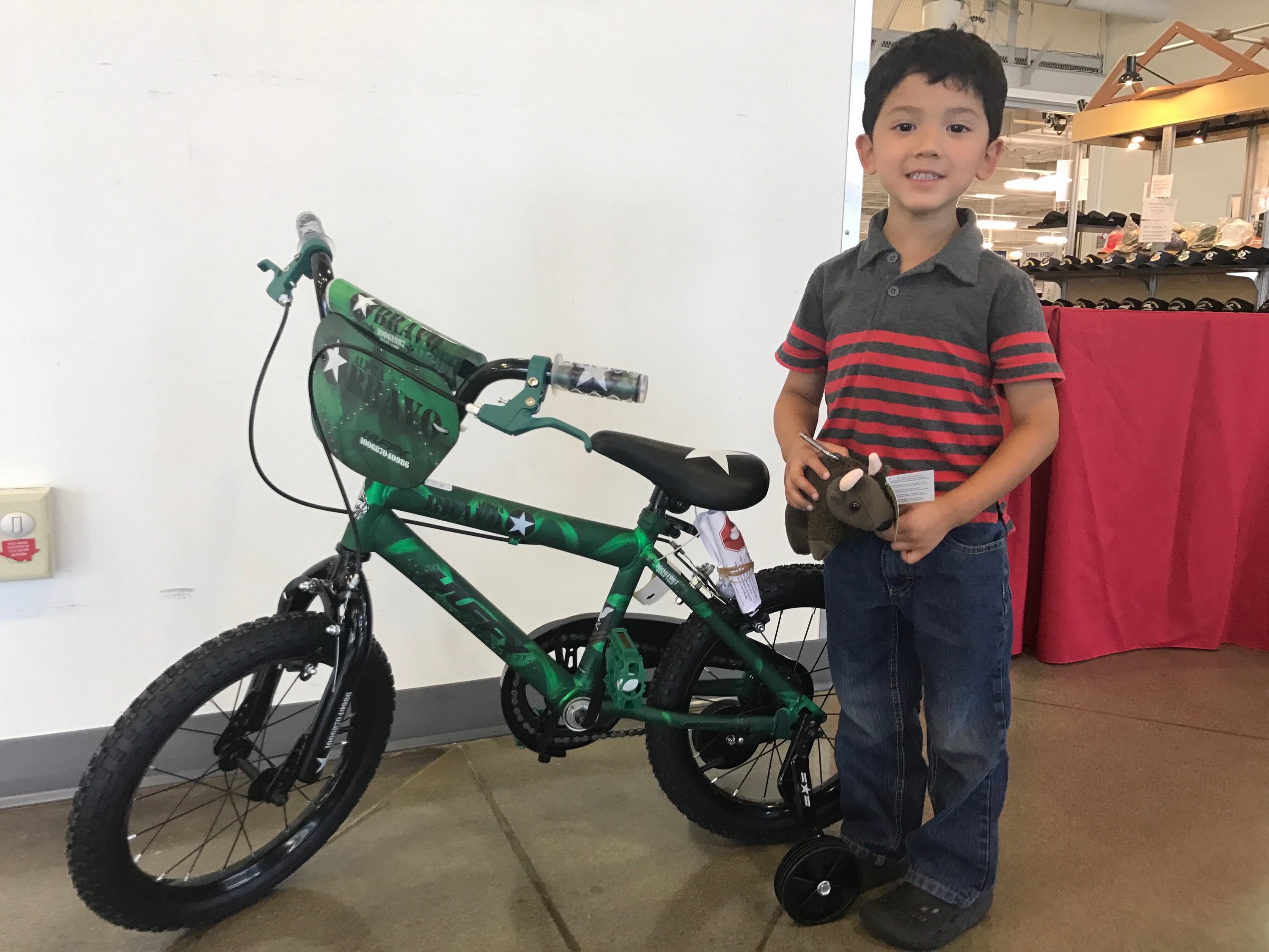 5210 winners and their new bike
